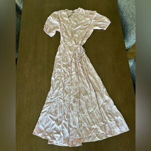 ROLLA'S Light Pink Wrap Dress